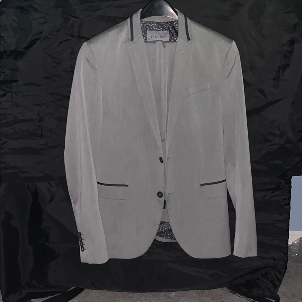 Zara Man Suit Jacket + Pants
